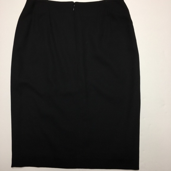 Ellen Tracy Women's Black Pencil Skirt Size 14 - Picture 5 of 7